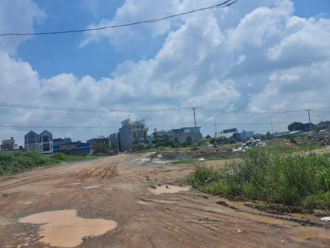 Một góc khu dự án tại Tp.Biên Hòa.