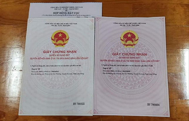 Sổ đỏ được làm giả rất giống sổ thật