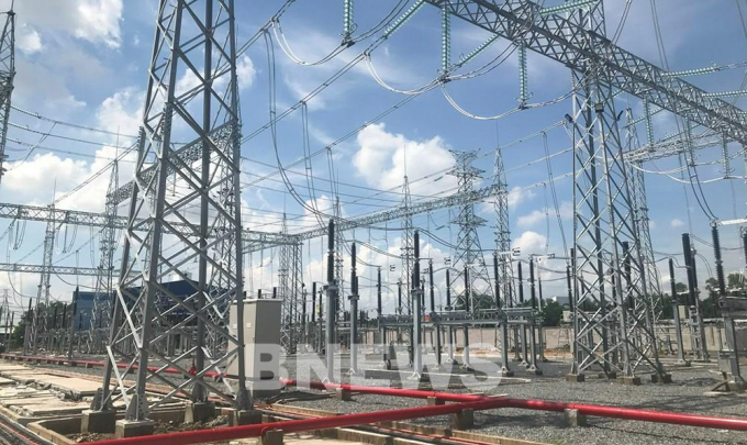 Trạm biến áp 220kV An Phước (Đồng Nai). Ảnh: Hoàng Dũng/BNEWS/TTXVN