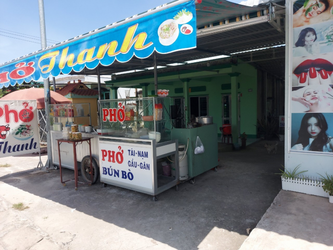Vị trí ngôi nhà cửa ông Triển và bà Út Hai đang tranh chấp