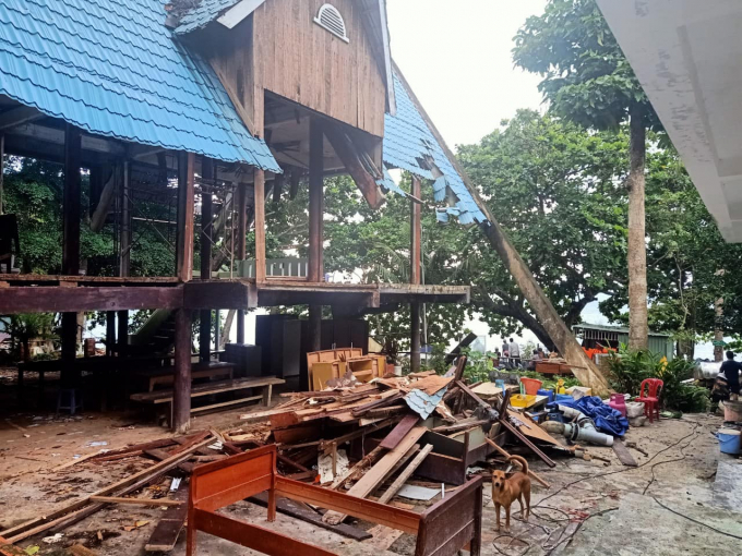 Mới được phê duyệt 1/500 nhưng Trạm kiểm lâm cũ tại Bãi Ông Đụng ngang nhiên bị phá bỏ.