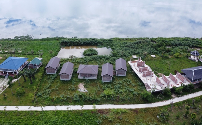 Dự án Go Green Farm được xây dựn ở khu vực cồn Nhỏ cạnh sông Hương.