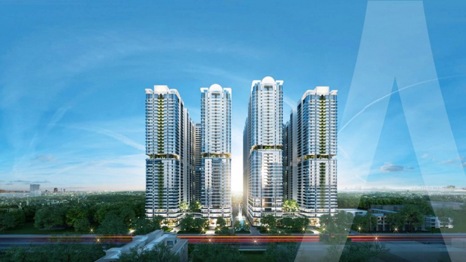 Phối cảnh dự án Astral City với quy mô gần 5.000 căn hộ