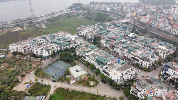 Dự án Khu chức năng đô thị Ao Sào (tên thương Mại Lexington Estate) có tổng diện tích 98.887 m2, tổng quy mô dân số khoảng 2.115 người. (ảnh K.T)
