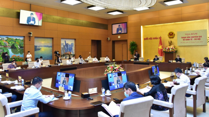Tọa đàm tham vấn chuyên gia về kinh tế - xã hội do Văn phòng Quốc hội và Ủy ban Kinh tế tổ chức ngày 27.9 GIA HÂN