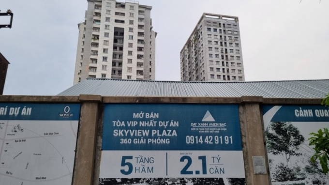 Chủ đầu tư chung cư Sky View Plaza là Công ty Cổ phần Tập đoàn Đầu tư và Thương Mại Thăng Long bị tố vi phạm hợp đồng mua bán căn hộ với khách hàng
