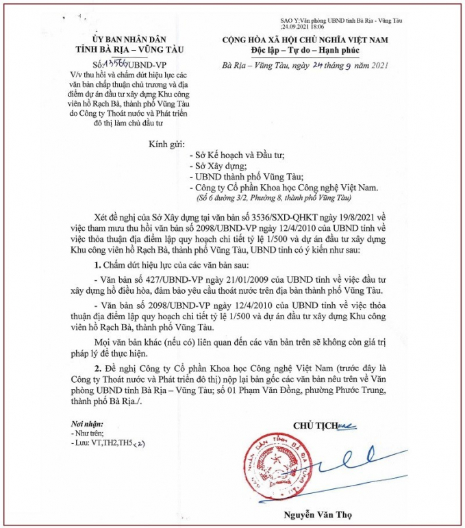 Nguồn: UBND tỉnh Bà Rịa – Vũng Tàu.