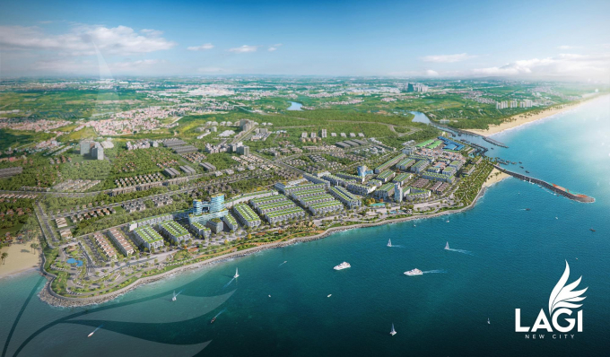 Phối cảnh dự án Lagi New City Bình Thuận.