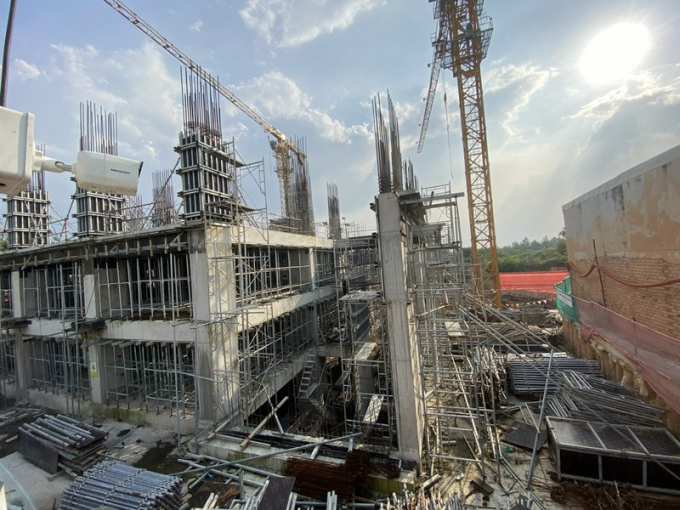 Đến nay, dự án C-River View đã xây lên tầng 3.