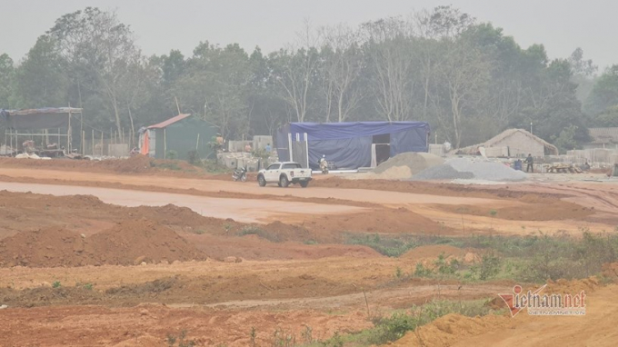 Dự án đang thực hiện thi công các hạng mục hạ tầng kỹ thuật