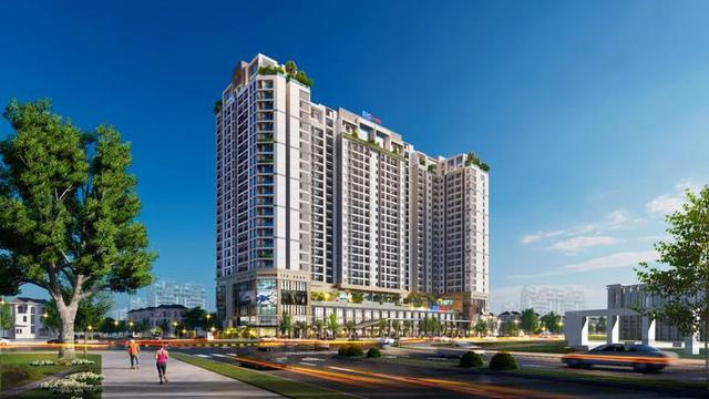 Ảnh phối cảnh dự án Chí Linh Center tại đại lộ giao thương TP.Vũng Tàu.