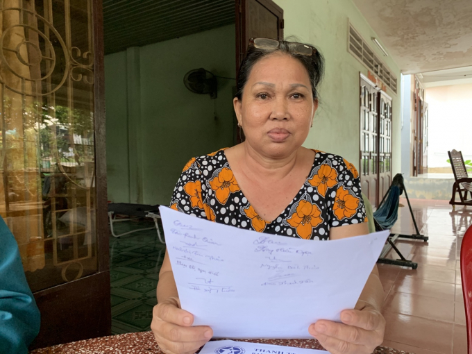 Một hộ dân bức xúc vì thông tin bị bưng bít.