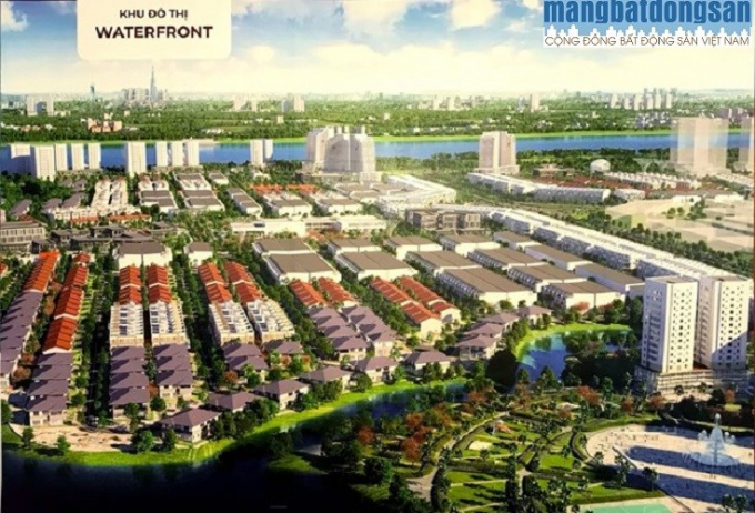 Phối cảnh dự án KĐT Dự án Đồng Nai Waterfront City.
