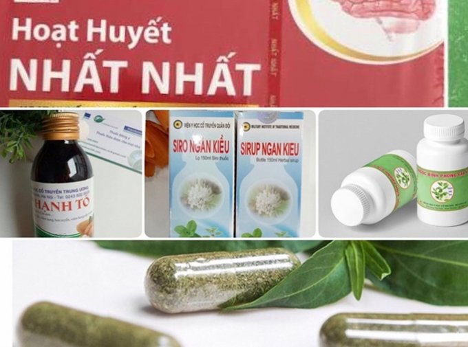 Sản phẩm thuộc danh mục 12 sản phẩm hỗ trợ điều trị Covid-19 được Bộ Y tế thu hồi - Ảnh: Hương Giang