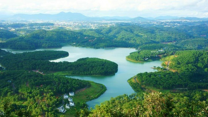 Khu du lịch quốc gia hồ Tuyền Lâm. (Ảnh: SAM Tuyền Lâm).