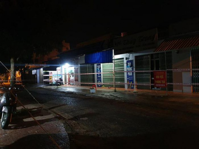 Một khu vực kinh doanh ở phương Tân Thành, TP Buôn Ma Thuột vừa phong tỏa vào chiều tối 26-10