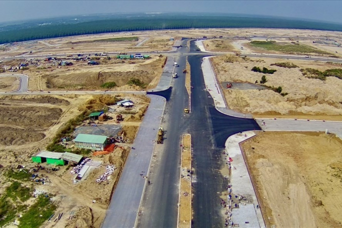 Khu tái định cư dự án sân bay Long Thành. (Nguồn: Báo Xây dựng)
