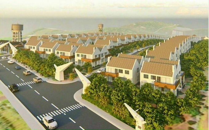Phối cảnh khu Melinh Garden Hill, quy mô 5,8ha với 109 nền biệt thự. Đây là dự án ma lớn nhất huyện Lâm Hà, tỉnh Lâm Đồng