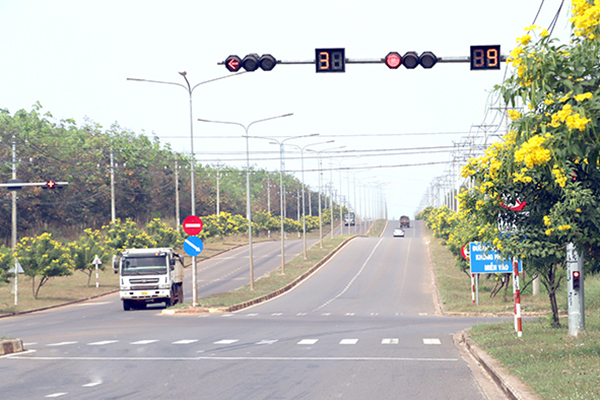 Khu công nghiệp Long Khánh đã cho thuê gần hết diện tích nhưng có những khu đã được doanh nghiệp thuê nhưng chưa triển khai dự án. Ảnh: H.GIANG