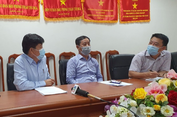 Ông Trần Thanh Tịnh tại buổi họp thông tin báo chí-Ảnh:TK