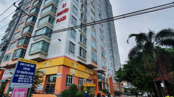 Chung cư Tây Nguyên Plaza tọa lạc phường Phú Thứ, quận Cái Răng, TP Cần Thơ. (Ảnh: Báo Giao thông).