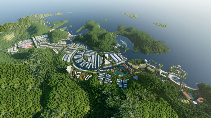 Phối cảnh dự án Cát Bà Amatina