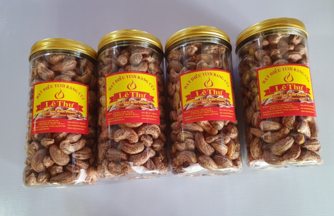 Hạt điều tươi rang củi Bình Phước