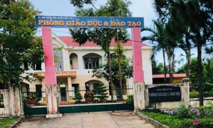 Phòng Giáo dục và Đào tạo huyện Đức Cơ để xảy ra nhiều sai phạm trong quá trình đấu thầu. Ảnh: MT