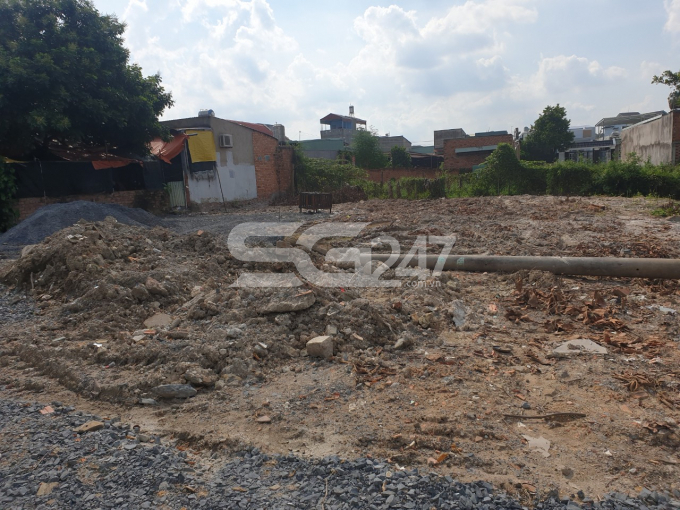 Khu đất đang được san lấp