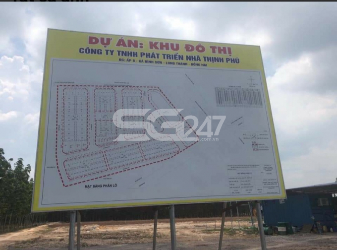Sơ đồ phân lô dự án Long Thành Central