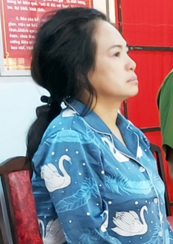 Bà Loan thời điểm bị bắt giữ
