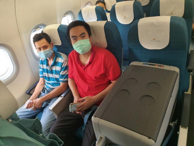 Trái tim của người hiến tặng trên đường vận chuyển về Huế.
