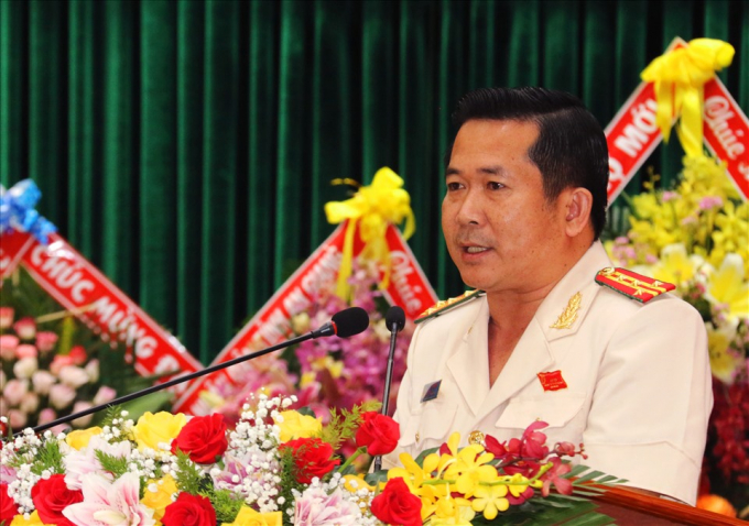 Đại tá Đinh Văn Nơi - Giám đốc Công an An Giang. Ảnh: Vũ Tiến