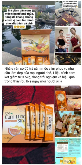 Trà Cam Mộc Slim quảng cáo tràn lan lừa người tiêu dùng?