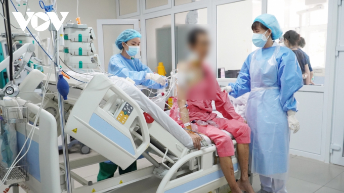 Một bệnh nhân được ghép thận đã bình phục sức khỏe.