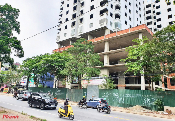 Dự án Trung tâm thương mại và chung cư cao tầng BMC của Công ty TNHH MTV Vật liệu Xây dựng và Xây lắp thương mại BMC bỏ hoang nhiều năm qua