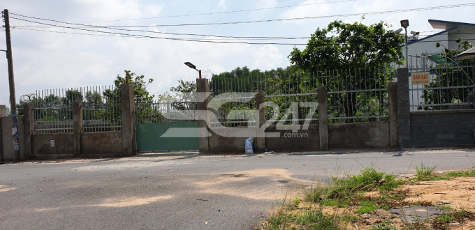 Tường bao lô đất thuộc thửa đất 257 tờ 39