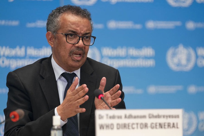 Tổng Giám đốc WHO Tedros Adhanom Ghebreyesus. Ảnh: AFP