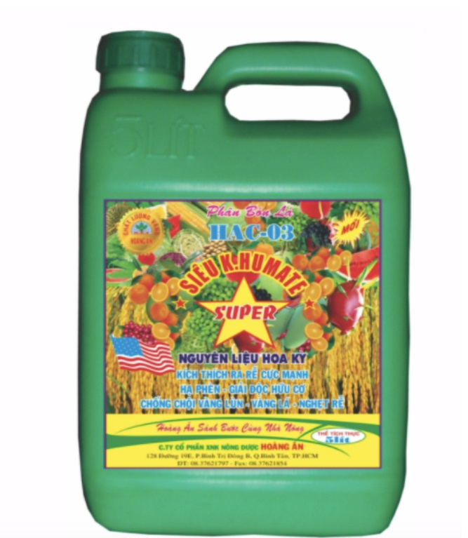 Một sản phẩm HAC-03 trên thị trường Tây Nguyên.