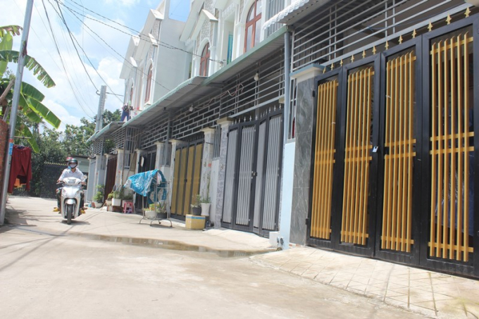 Hiện, hầu hết người dân đã mua nhà chuyển đến sinh sống ở khu vực thửa đất 393.