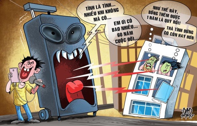 “Quá mệt mỏi” là ba từ tôi có thể dùng để miêu tả sự ồn ào mà các vị hàng xóm gây ra trong những ngày giãn cách này.