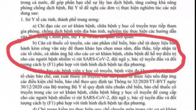 Công văn 5499 của Bộ Y tế có
