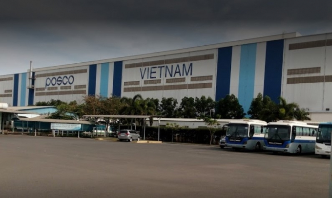 Trụ sở công ty TNHH Posco -Việt Nam tại KCN Phú Mỹ 2, thị xã Phú Mỹ, tỉnh Bà Rịa - Vũng Tàu