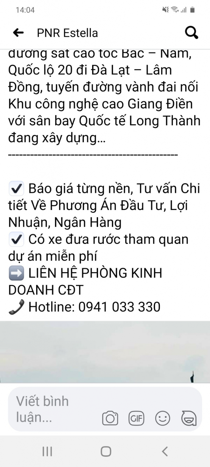Hàng loạt quảng cáo cho dự án PNR ESTELLA