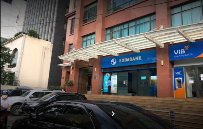 Trụ sở Ngân hàng Eximbank Chi nhánh Ba Đình