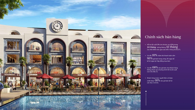 Vega City Nha Trang chiết khấu lên đến 10%, ưu đãi lãi suất 0% trong 24 tháng.