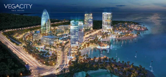 Phối cảnh Dự án Vega City Nha Trang.