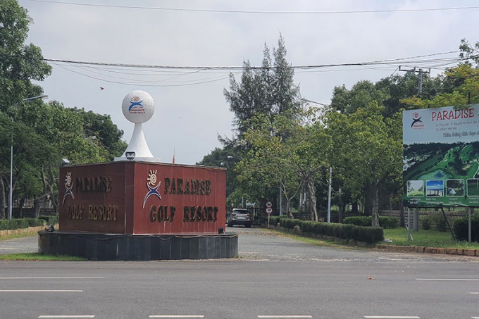 Một góc dự án khu du lịch Vũng Tàu Paradise. Ảnh: HUY PHONG