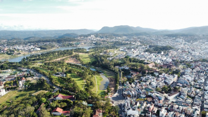 Một góc TP Đà Lạt.