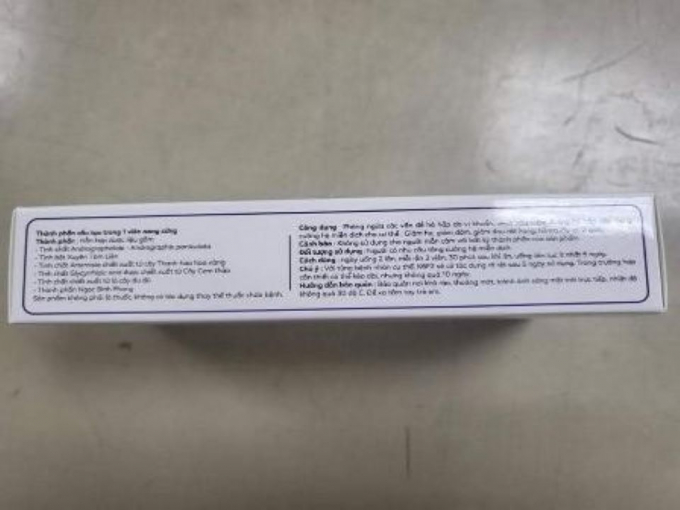Sản phẩm K6F2 - Thực phẩm bảo vệ sức khỏe - Kmuravir®. (Nguồn ảnh: Cục An toàn thực phẩm)
